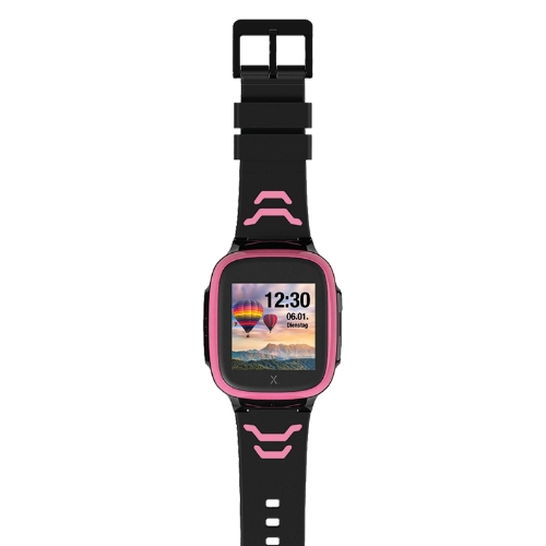 Xplora-X5-pink-frontansicht-voll-gps-kinder-smartwatch