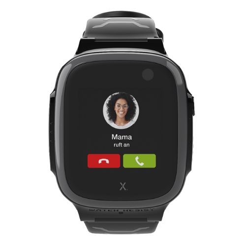 Xplora-X5-schwarz-frontansicht-gps-kinder-smartwatch