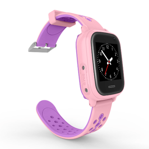 Anio-4-touch-pink-seitenansicht-gps-kinder-smartwatch-kids