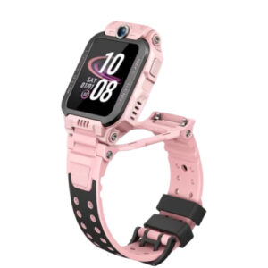 kinder smartwatch imoo watch phone z7 frontansicht in pink mit klappfunktion