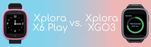 kinder smartwatch vergleich xplora x6 play vs. xplora xgo3