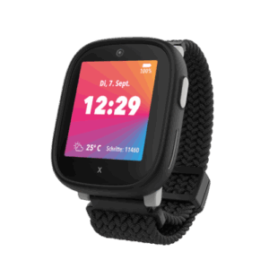 Xplora-X6-play-2025-schwarz-frontansicht-smartwatch-kids